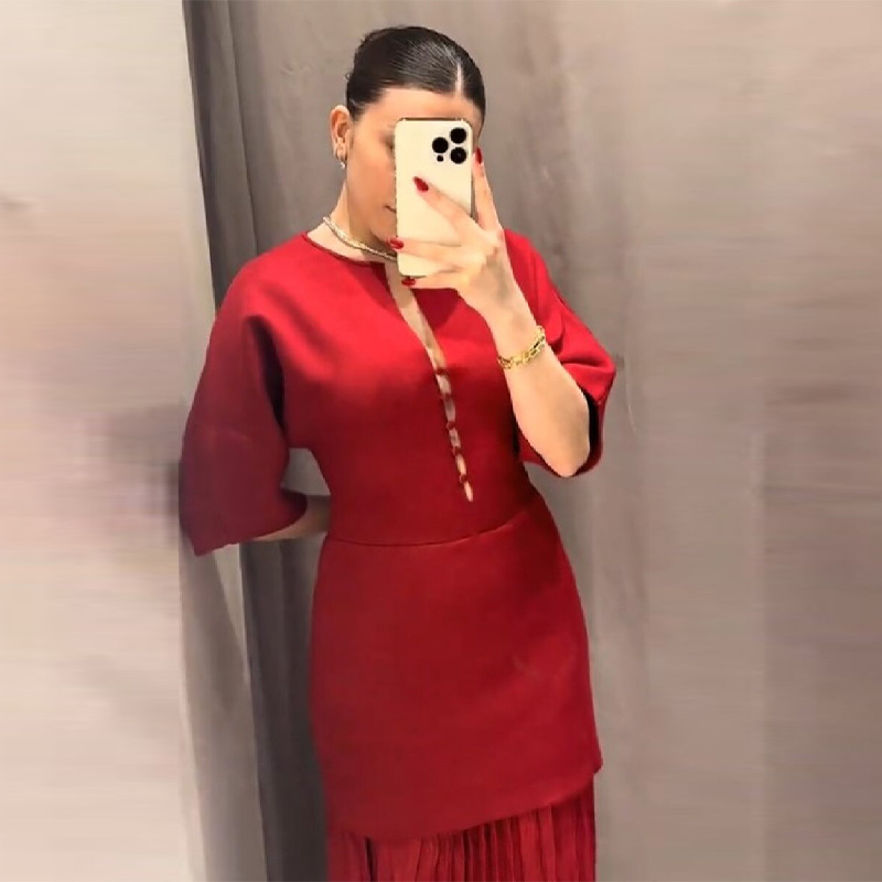 Vestido Maxi Plissado Elegante - Formal Wear Gowns For Women avaliação e preço