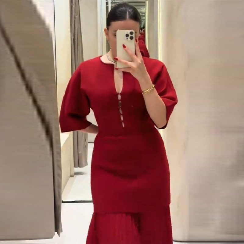 Vestido Maxi Plissado Elegante - Formal Wear Gowns For Women avaliação e preço